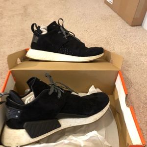 Adidas NMD C2 Suede and Leather Running Sneakers
